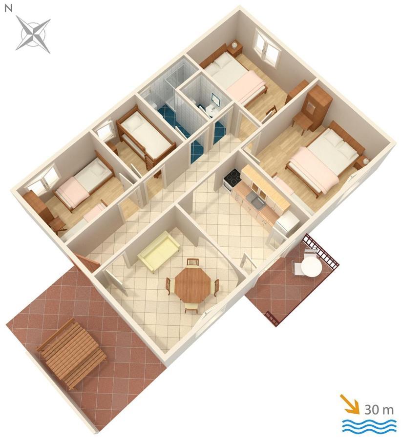 Seaside House For Families With Children Cove Tvrdni Dolac, Hvar - 2057 Gdinj Екстер'єр фото